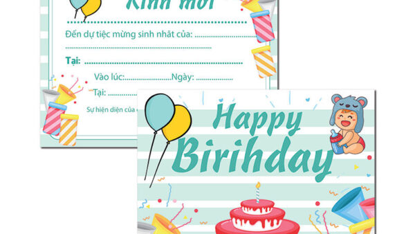Mẫu Thiệp Sinh Nhật Độc Đáo & Ý Nghĩa 2025