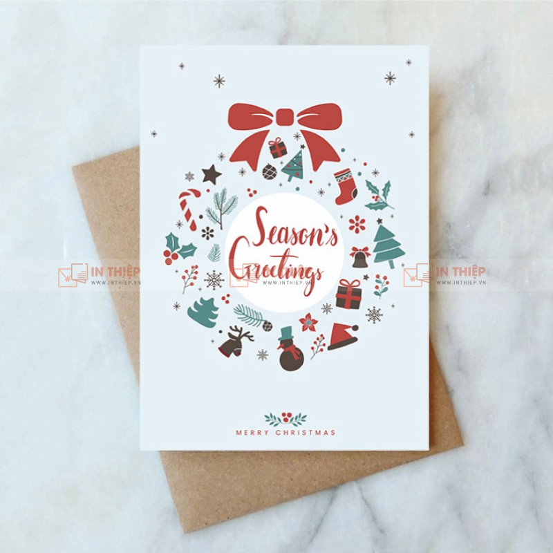 In Thiệp Giáng Sinh Đẹp, Sang Trọng, Ý Nghĩa 2025