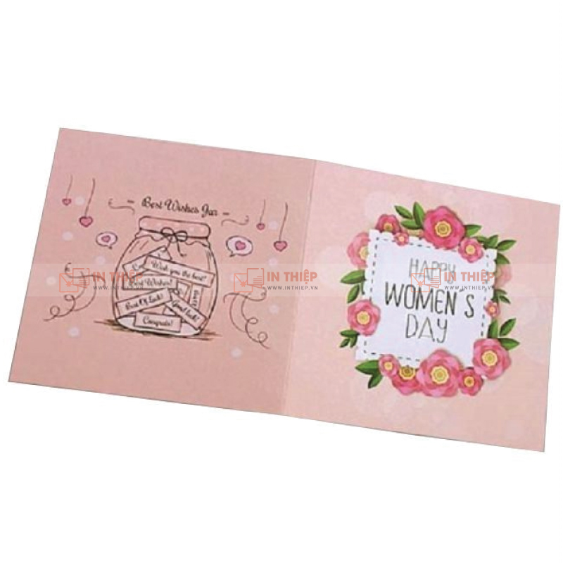 In Thiệp 20/10 Theo Yêu Cầu - Đẹp, Rẻ, Uy Tín